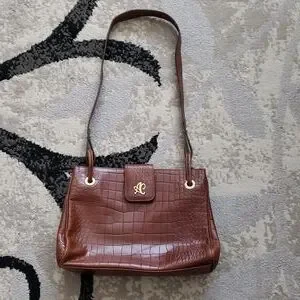 Andrea Carrano | Bags | Vintage Andrea Carrano Crocodile Leather 